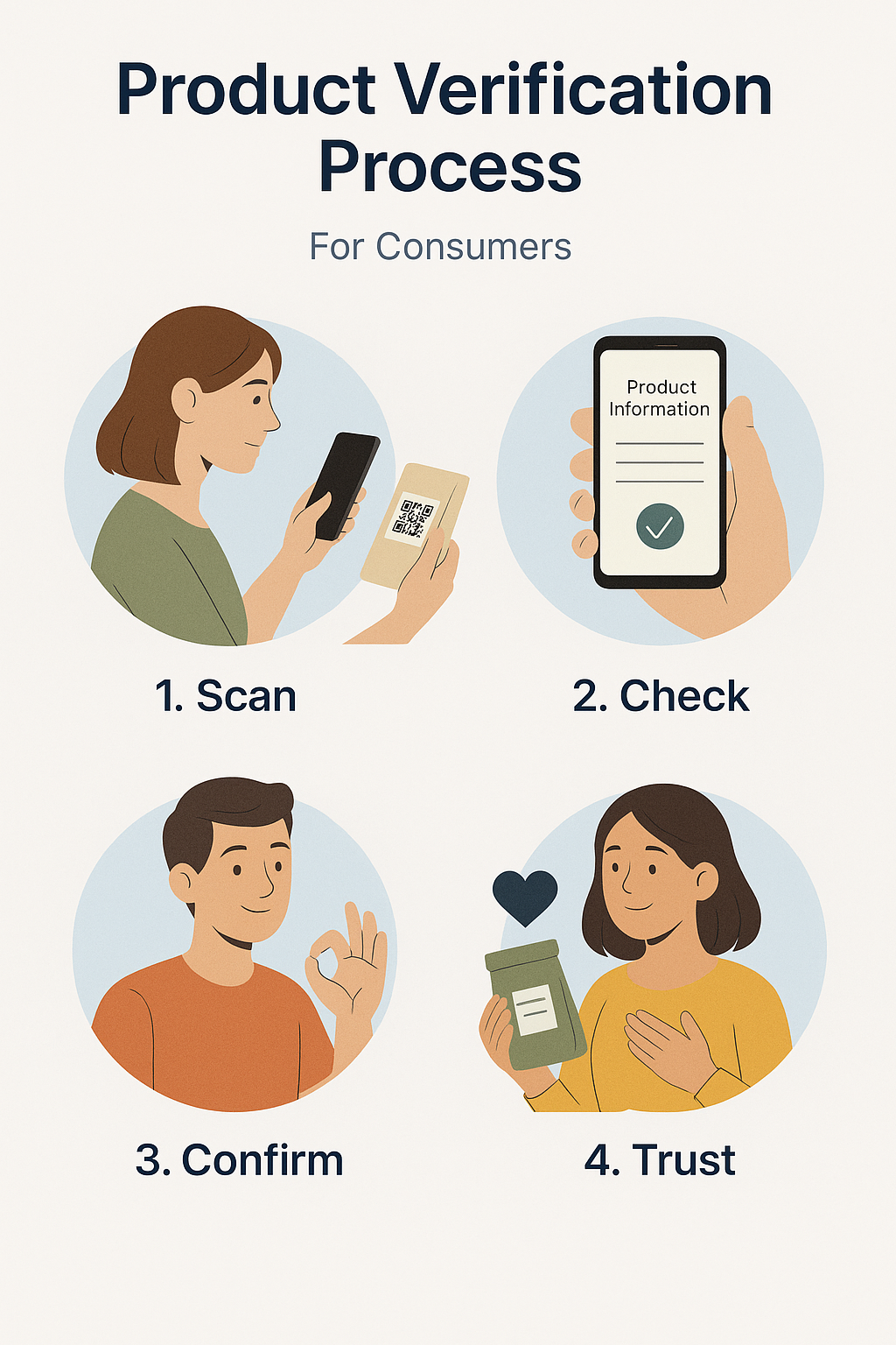 FMCG retail verification infographic