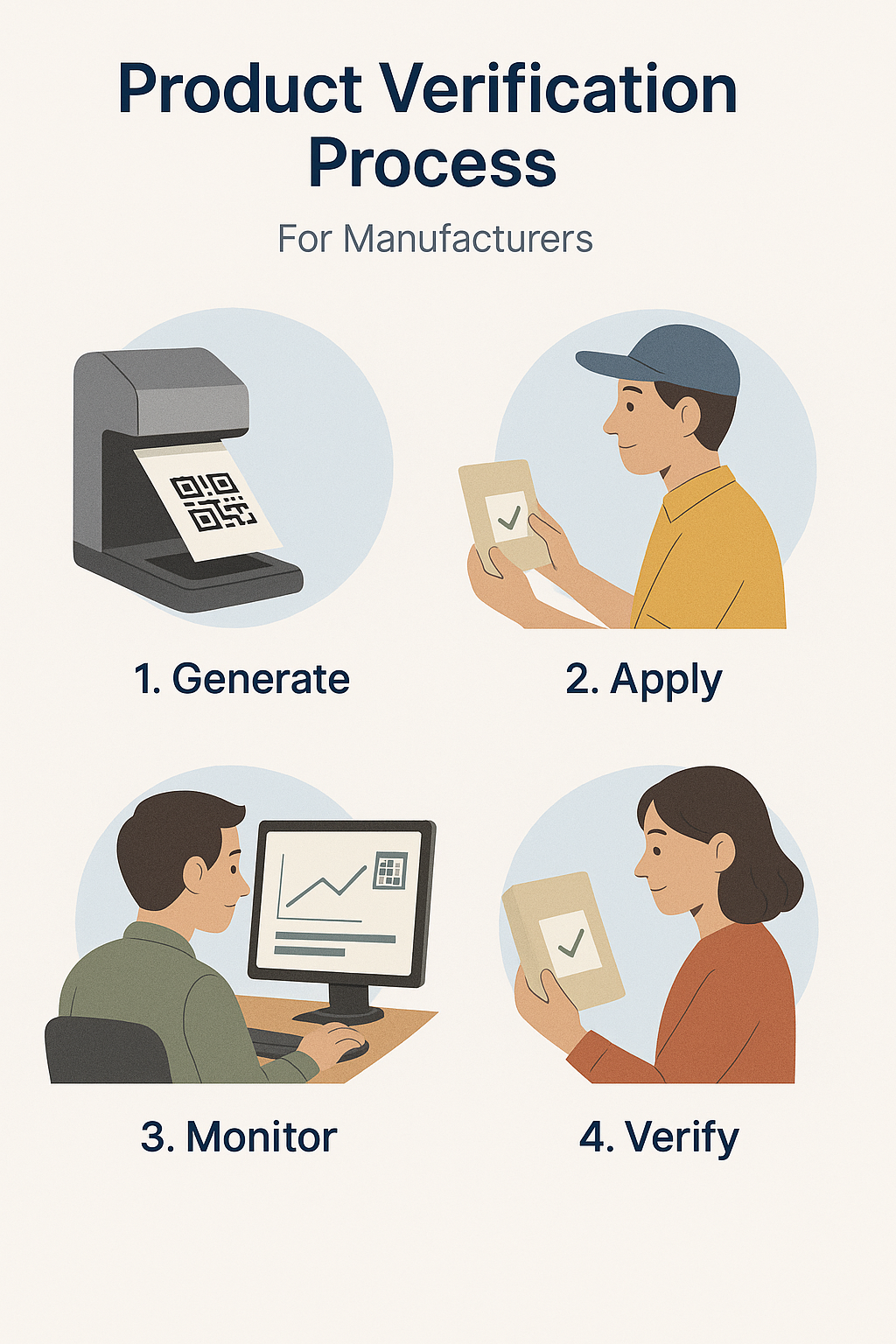 FSSAI compliance and product verification infographic