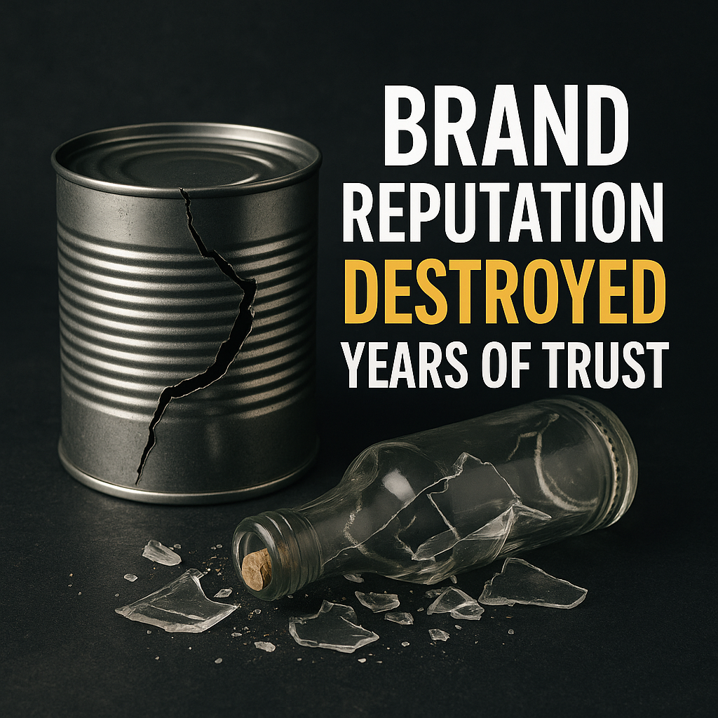 Warning about counterfeit FMCG products
