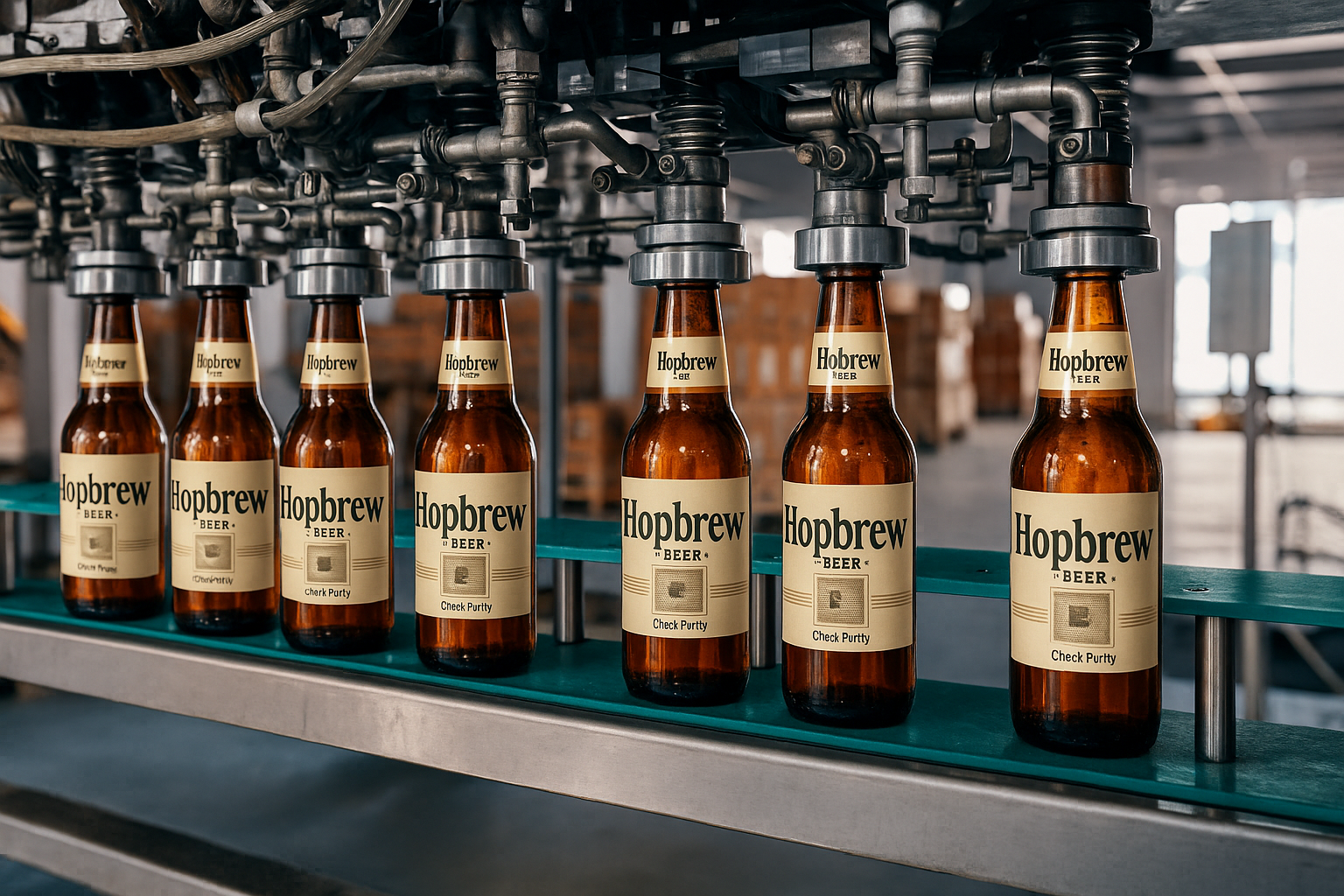 Food & Beverages bottles banner