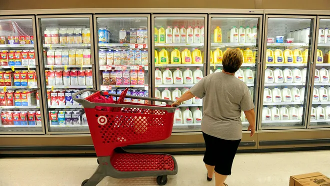 Dairy shopping and products